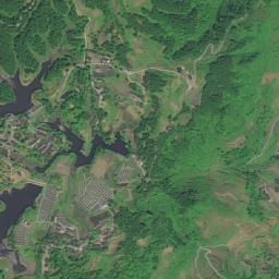 杨家坳苗族土家族乡卫星地图 - 贵州省铜仁市思南县坳