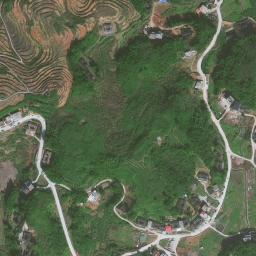 蓝田乡卫星地图 - 福建省泉州市安溪县蓝田乡,村地图