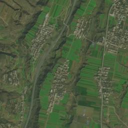 蓝田县地图全图卫星图图片