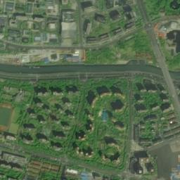 天山路衛星地圖 上海市長寧區天山路街道地圖瀏覽