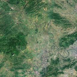 钦州高清卫星地图图片